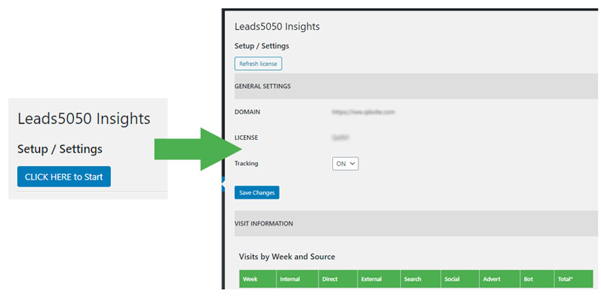 Leads5050 Activation on WordPress